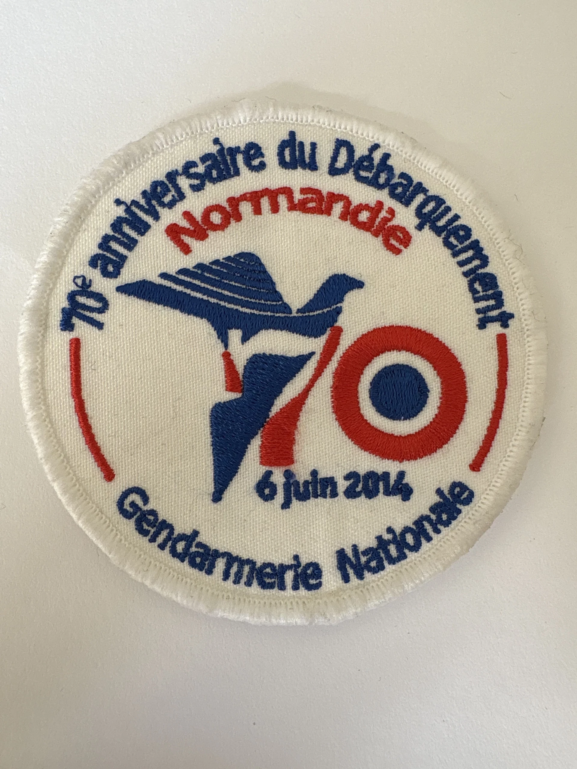 Patch 70 eme anniversaire du débarquement Normandie
