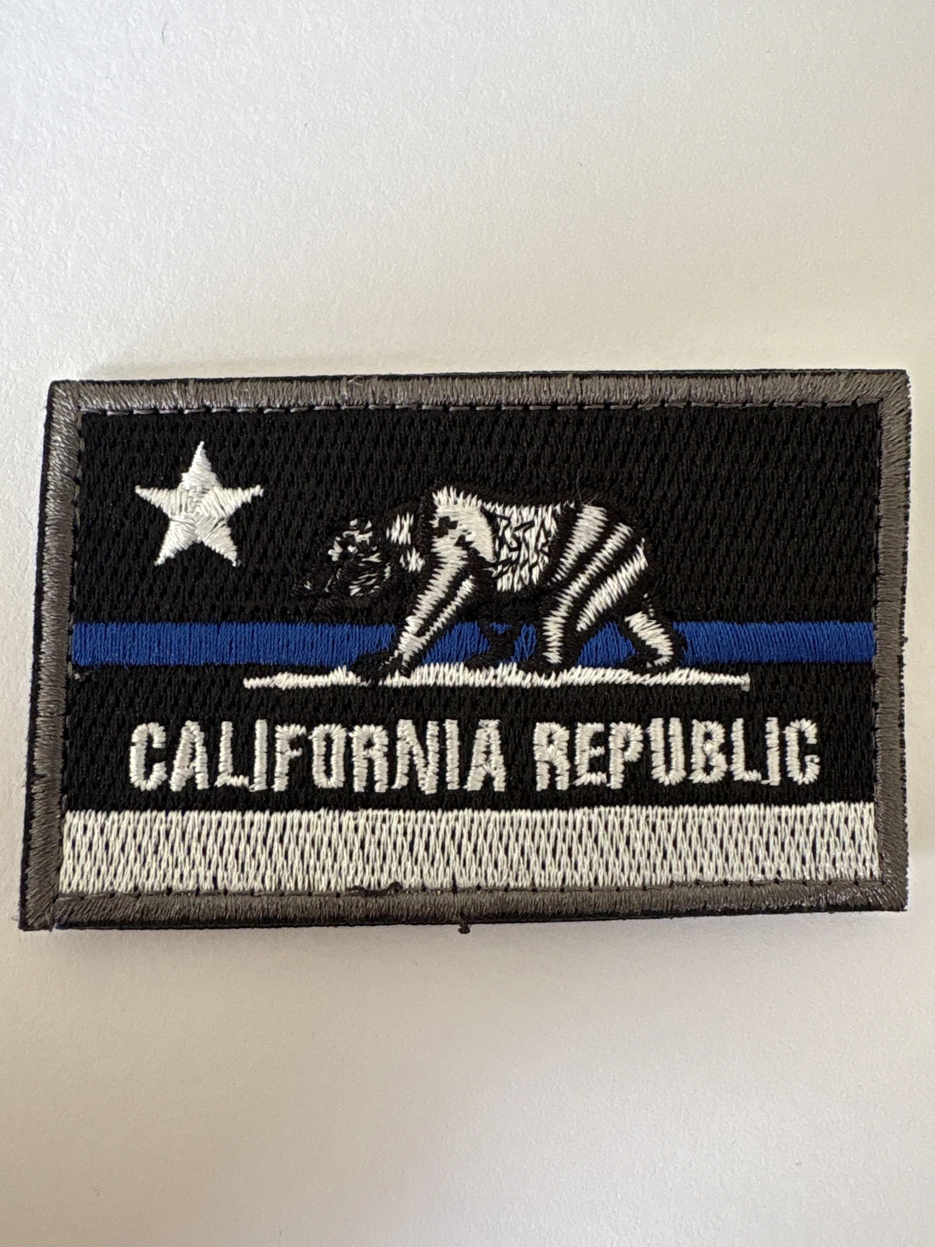 Patch thin blue line californie