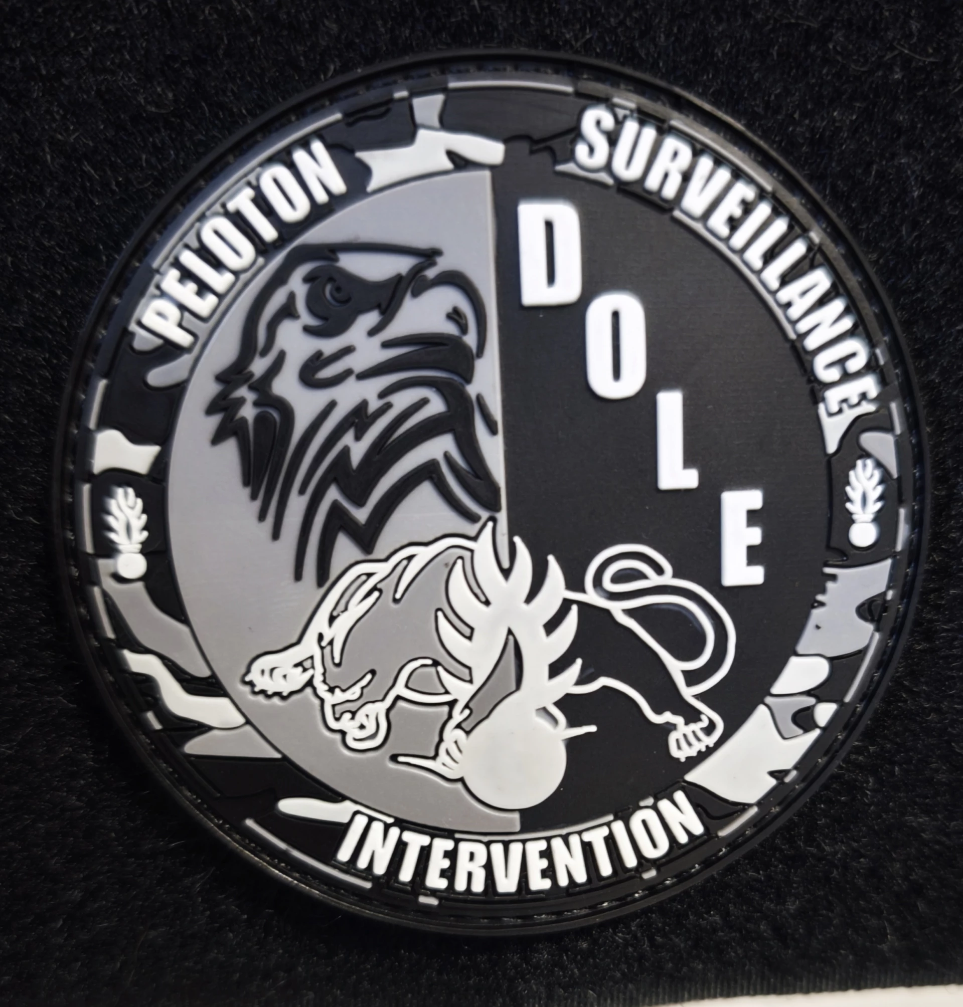 Patch PSIG DOLE (cam noir écriture blanche)