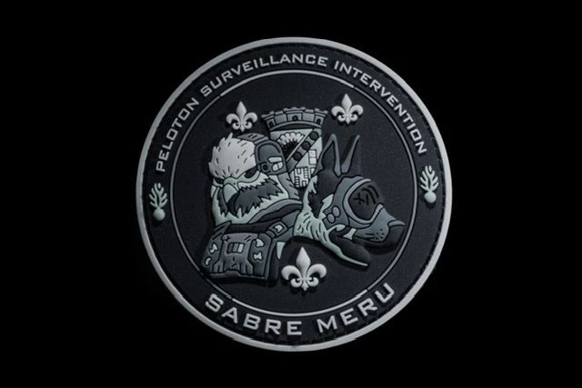 Écusson PVC PSIG MERU Basse visibilité