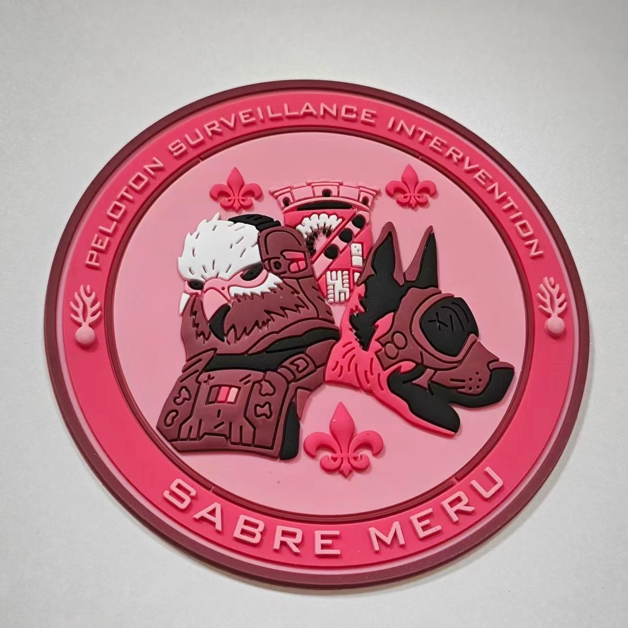 Écusson PVC PSIG MERU Octobre rose