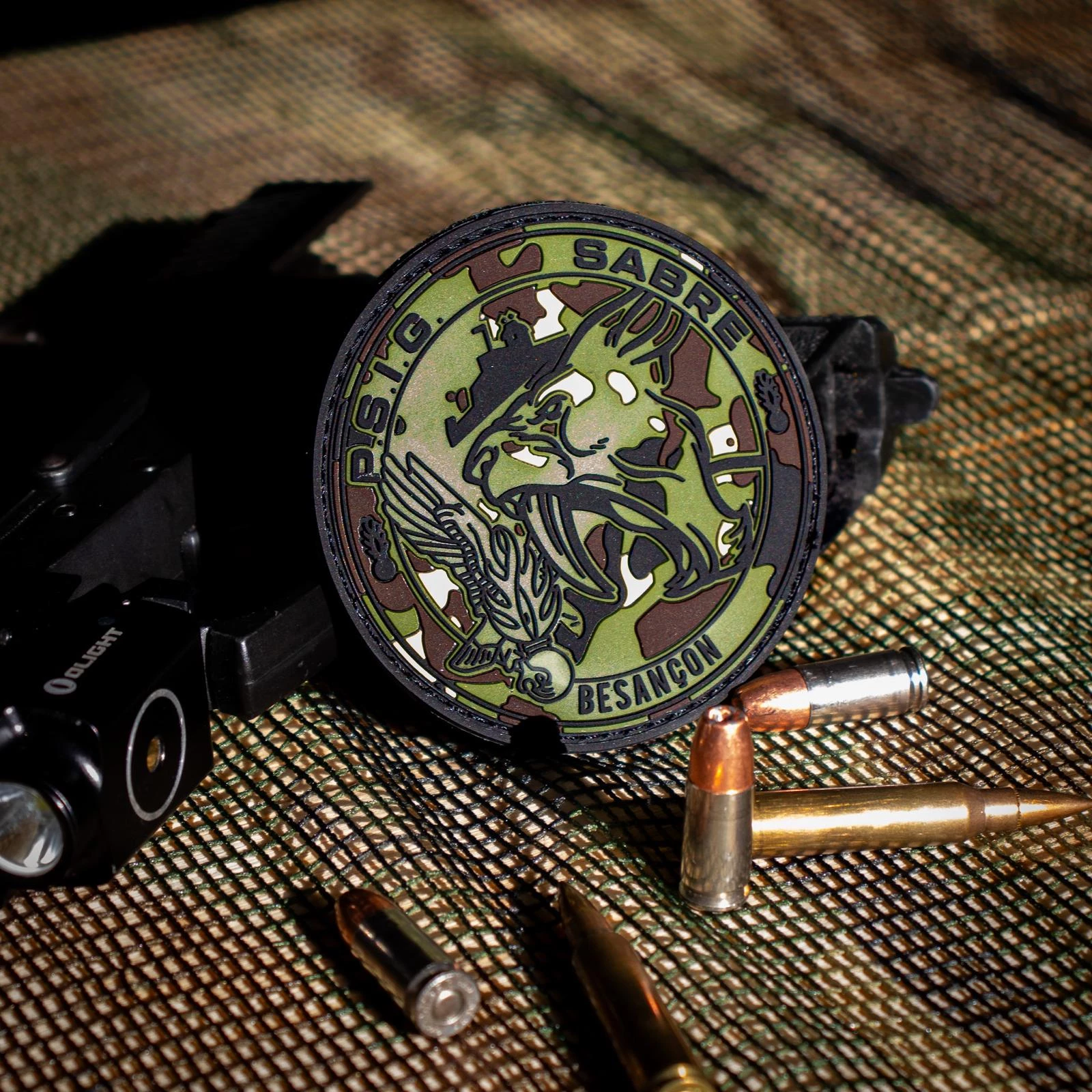 Écusson PVC CAMO PSIG BESANCON