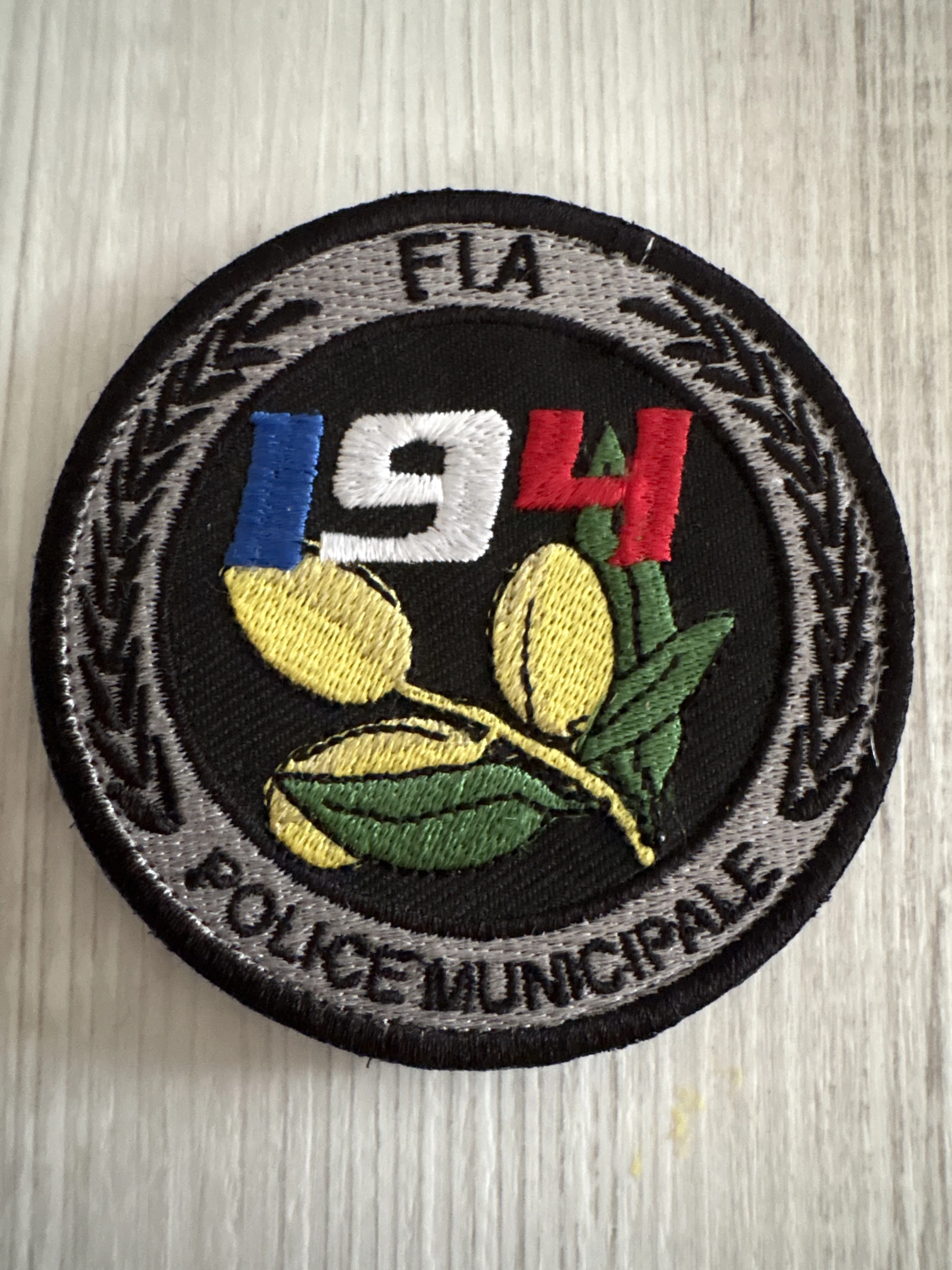 Écusson FIA Police Municipale – Promotion 194 brodé