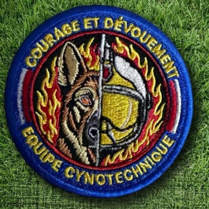 Écussons maître chien/Pompier